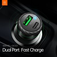 Mcdodo ที่ชาร์จแบตในรถ ปลั๊กชาร์จไฟในรถ แบบDual Quick Charge 3.0 1ช่องPD Type C และ1ช่อง USB-A รองรับการชาร์จไวพร้อมกันทั้ง2ช่อง