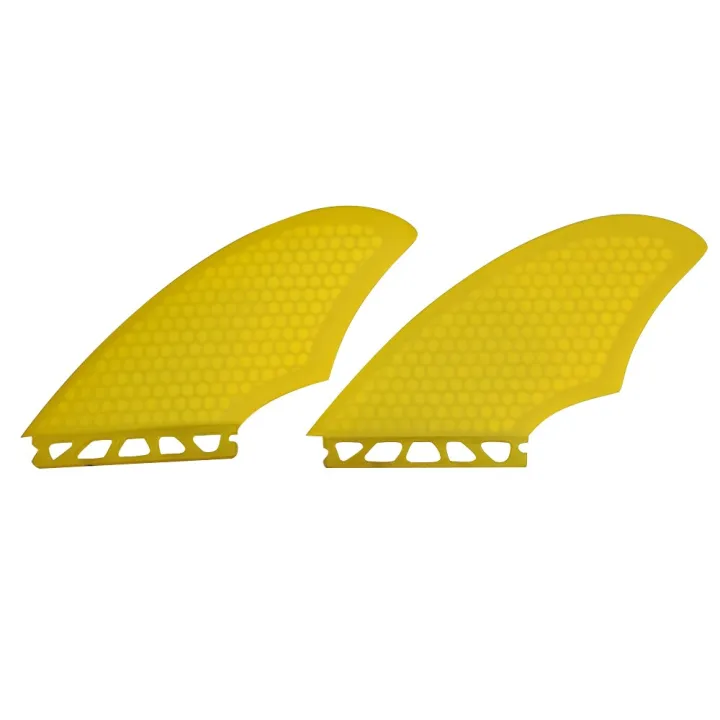 Surfboard Single Tabs Keel Fins Blue/Red/Yellow Color Fiberglass