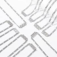 【YP】 No fading 000-999 digital titanium steel pendant collarbone chain necklace stainless angel