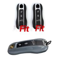 [HOT CPPPPZLQHEN 561] 15สีสำหรับ Porsche Cayman Panamera 911 Taycan รถ Key Case Keyless ฝาครอบ Key Shell รถอุปกรณ์เสริมป้องกันกรณี