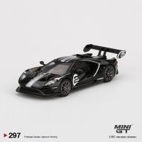 Mini GT 1:64 F GT 006 Alloy Model Car Die-cast Vehicle - LHD Shadow Black 297