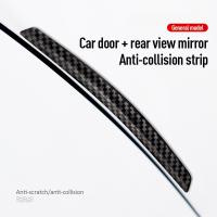 【CW】Car Door Edge Anti-collision Strip Carbon Fiber Car Modification Decorative Strip Fender Auto Door Edge Protector Sticker Bumper