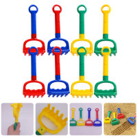 UEETIQ【Hot Sale】 8 ชิ้น Sand Rake Toy ของเล่นขุดลอกทรายของเล่นทรายชายหาด Summer Beach Rake Toy