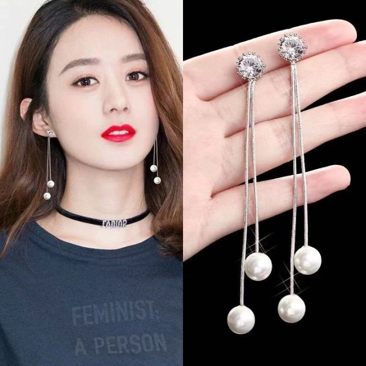 fashion-earrings-ต่างหูเงินแท้925ต่างหูใข่มุกต่างหูเพชร-ต่างหูคริสตัล-ต่างหูดาราใส่เยอะมาก-สินค้าพร้อมส่ง