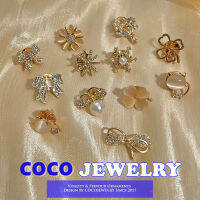 COCOJEWELRY เข็มกลัดโอปอลติดโบว์สไตล์เกาหลี,เครื่องประดับป้องกันแสง