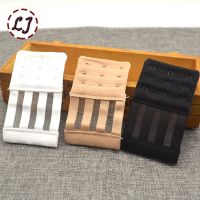 High quality Ladies Useful black white Bra Extenders Strap clasp Extension 3 Hooks 3 Rows Adjustable Belt Buckle accessory DIY