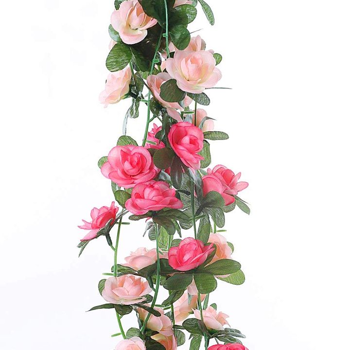cc-new-2-5m-artificial-for-wedding-garland-decoration-garden-arch-fake-flowers-vine