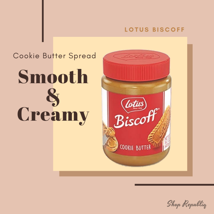 Lotus Biscoff, Cookie Butter Spread, Creamy 400g Imported from USA