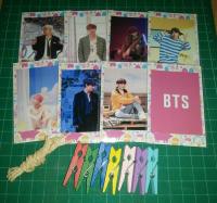 ของตกแต่งห้อง BTS โพลาลอยต์ เชือก ตัวหนีบ 2*3 นิ้ว