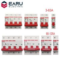 DZ47ข้อเสนอพิเศษ400V 1-4P 3-125A C ประเภทมินิเบรกเกอร์ MCB อุปกรณ์ป้องกันแผงวงจรโอเวอร์โหลดสั้น35Mm Din รางติดตั้ง6KA ความสามารถในการทำลาย