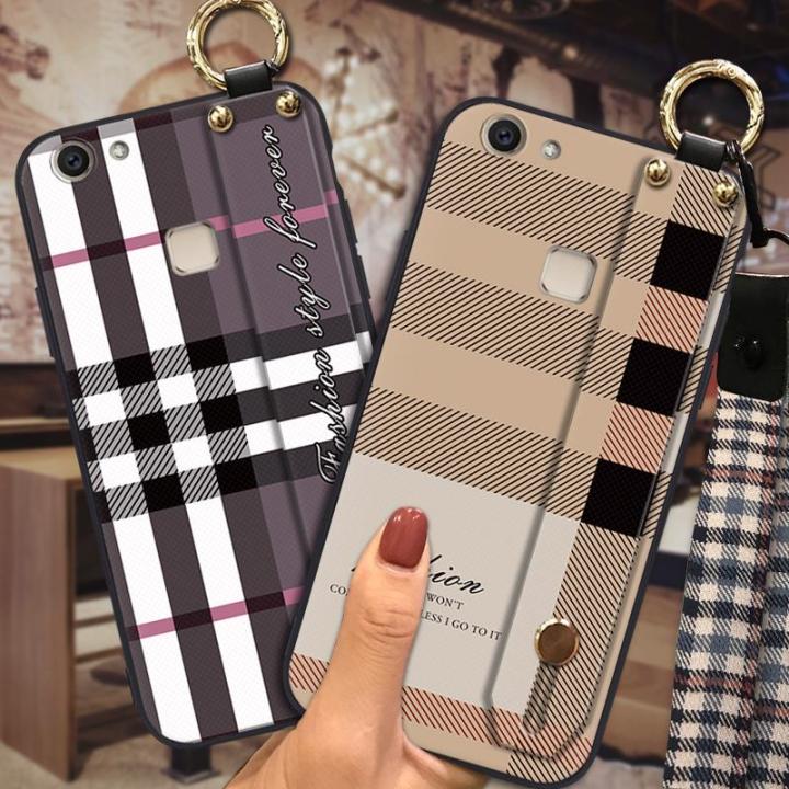 phone-holder-dirt-resistant-phone-case-for-vivo-v7-plus-y79-y73-fashion-design-classic-plaid-texture-durable-protective