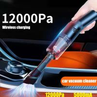 12000Pa Car Vacuum Cleaner Mini Style Cleaner Cordless 120W Handheld Portable Vacuum Cleaner Auto Interior Home Appliance