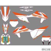 Full Graphics Decals Stickers Motorcycle Background Custom For KTM 125 250 350 450 500 525 SX SXF 2019 2020 EXC XC XCF 2020