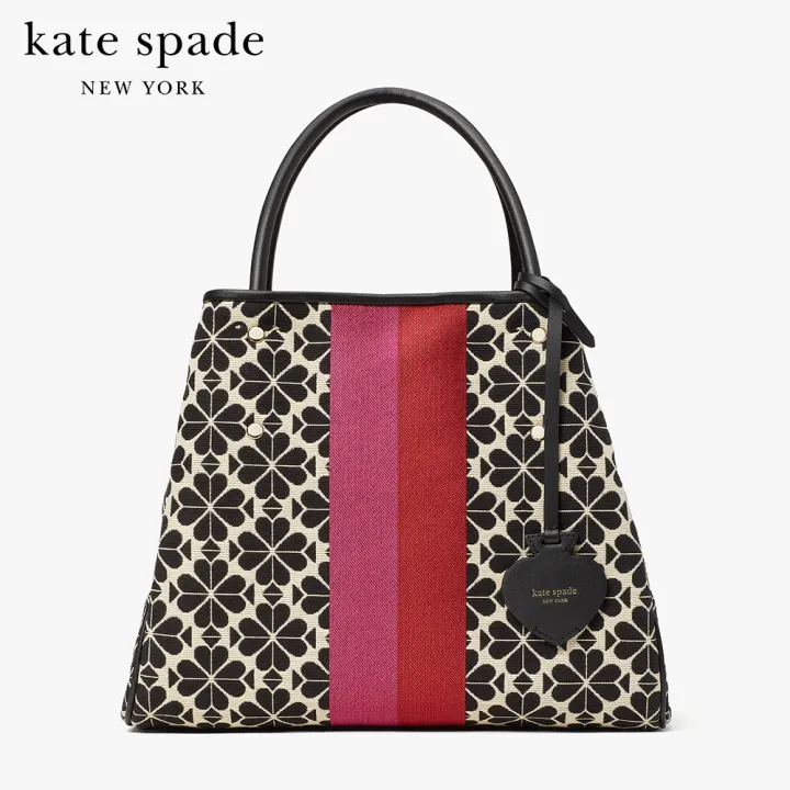 KATE SPADE NEW YORK SPADE FLOWER JACQUARD EVERYTHING MEDIUM TOTE