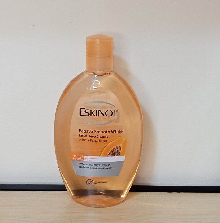 ESKINOL PAPAYA SMOOTH GLOW FACIAL DEEP CLEANSER WITH PURE PAPAYA