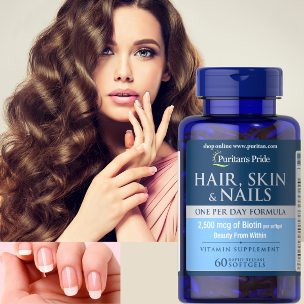 TPCN (HSD: 10/22) Dưỡng trắng da, tóc suôn mượt, móng chắc khỏe Hair, Skin & Nails One Per Day Formula Puritan's TPCN (HSD: 10/22) Dưỡng trắng da, tóc suôn mượt, móng chắc khỏe Hair, Skin & Nails One Per Day Formula Puritan's