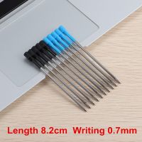 20 PCS/LOT Wholesale Ballpoint Pen Refill 0.7mm Length 8.2cm Short Blue And Black Ink Refill 82mm Replacement Pens For School Pens