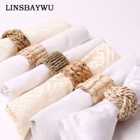 Natural Material Straw Corn Husk Napkin Ring Water Hyacinth Grass Napkin Buckle Napkin Ring Napkin Ring