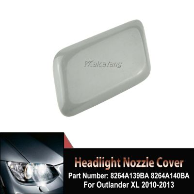 ∋☽ Left Right Headlight Washer Cap Cover for Mitsubishi Outlander XL 2010 2011 2012 2013 8264A139BA 8264A140B