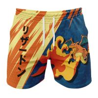 2023 NewCharizard Attack Pokemon Gym Shorts