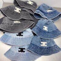 2023 NEW for✿✻ 2023 New de Triomphe Bucket Hat Female Summer Embroidered Female Influencer Same Style Travel Sunshade Sun Hat