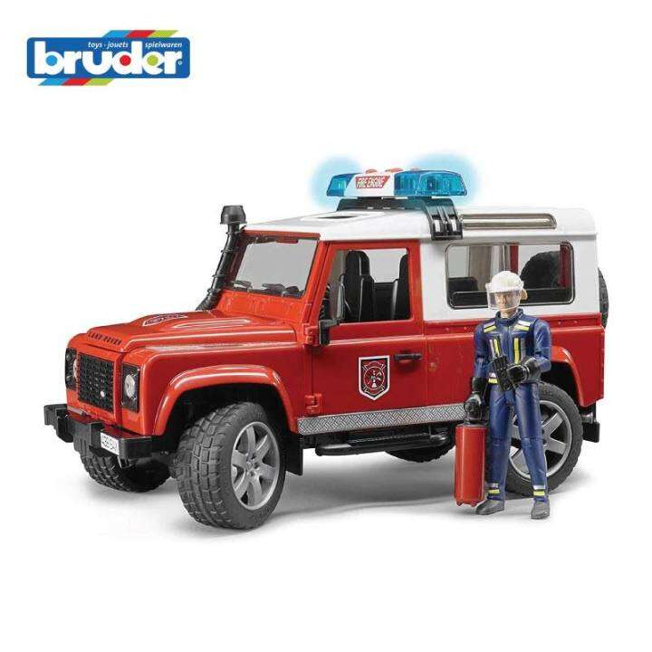 Bruder 02596 Land Rover Defender Station Wagon With Fireman Lazada