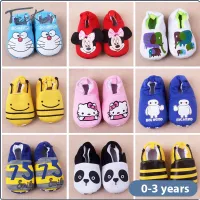 Teeker Baby Shoes Anti-skid Baby Toddler Shoes Cotton Cartoon Non-slip Square Boy Girl Shoes 0-3 Years