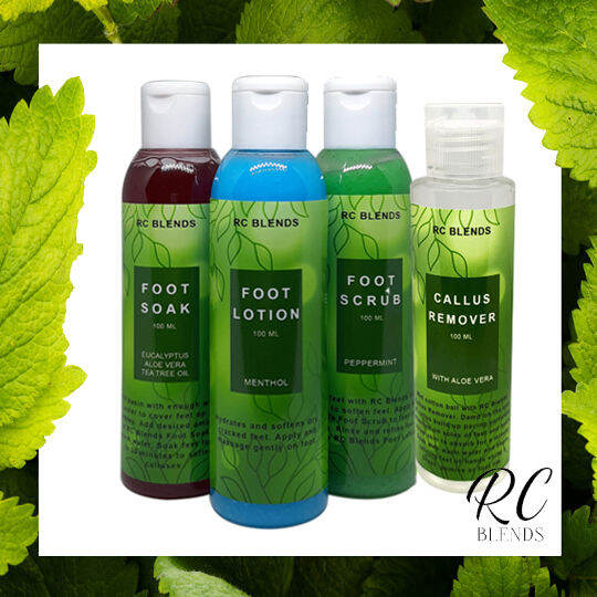 FOOT SPA PACKAGE WITH CALLUS REMOVER (FOOT SOAK, FOOT SCRUB, FOOT