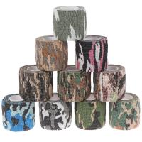 [Hot K] HOT!5CMx4.5M Camouflage Camo Elastoplast Adhesive Bandage Wrap Stretch Self Adherent Tape for Wrist Ankle Slices Sports Safety