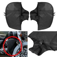 【LZ】 Motorcycle Black Leg Warmer Chaps Soft Lowers For Harley Touring Electra Glide Standard Street Glide Road King FLHR 1980-2020