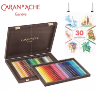 Caran D’ache ชุดสีไม้ระบายน้ำ Supracolor Soft 60 สี (30 เฉดสีใหม่+30 เฉดสีเดิม) ในกล่องไม้สุดหรู 3888.860