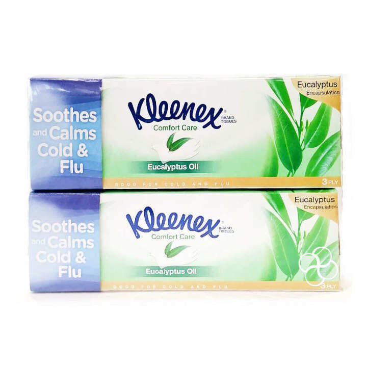 Kleenex Eucalyptus 3Ply Facial Tissue 2s Lazada PH