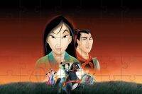 ภาพยนตร์การ์ตูนดิสนีย์คอมพิวเตอร์ปริศนา Mulan 35 300 500ชิ้นของไม้และกล่องจิ๊กซอว์ปริศนาสลายของเล่นและ S