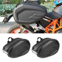 Universal 36L-58L Motorcycle Saddlebag Side Storage Pouch Travel Luggage Saddle Bags Pannier Bags Helmet Holder Accessories