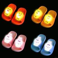 New Cute Anti-Lost Rabbit Soft Sole Slippers With Noctilucent Lights For Baby（1-16 years）