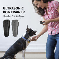 6เดือน Ultrasonic Dogs Repeller Anti Barking Device Handheld Animal Dog Dual Sensor Training Deterrent Light Flash Lamp