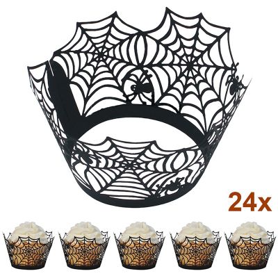 Halloween Spider Web Decor Halloween Cake Paper Cup Cake Paper Halloween