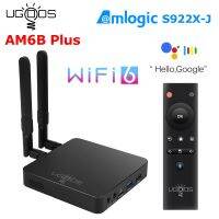 UGOOS AM6B Plus กล่องทีวี Amlogic S922X-J DDR4 9.0 4GB RAM 32GB WiFi6 1000M BT5.0 OTT 4K AM6 Plus TVBOX Dingyu0776165