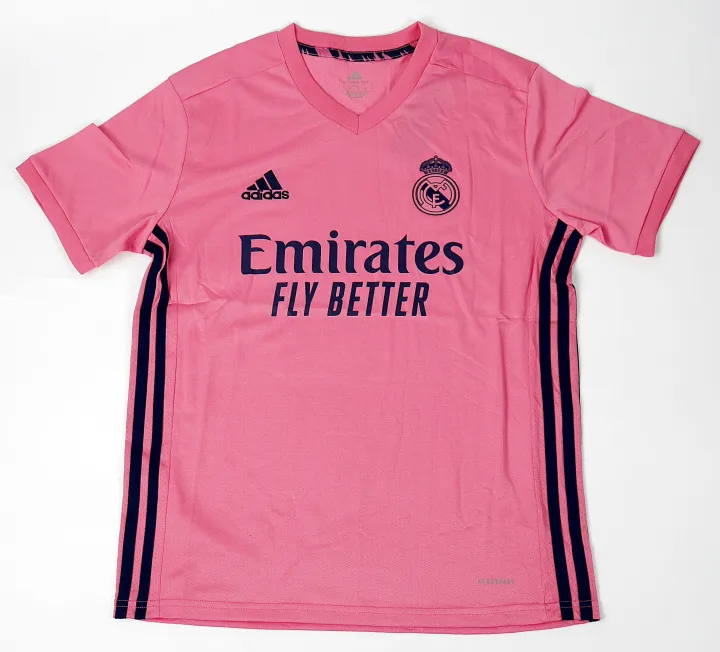REAL MADRID AWAY PINK 2021 FOOTBALL SHIRT SOCCER JERSEY Lazada.co.th