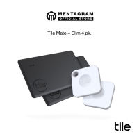 [Tile] Tile Mate + Slim 4-pack อุปกรณ์อัฉจริยะขนาดจิ๋ว ช่วยหาของสำคัญ