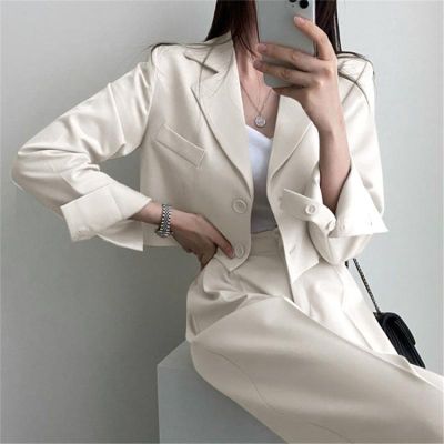 [ส่งของ]Manxi เสื้อสูท ชุดสูทผู้หญิง เกาหลี สินค้ามาใหม่ A26M005