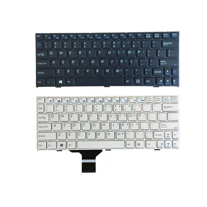 แป้นพิมพ์ใหม่ของเราสำหรับ-clevo-m1110-m11x-m1100-m1110q-m1111-w110er-m1115คีย์บอร์ดพร้อมกรอบแล็ปท็อปภาษาอังกฤษสีขาว-สีดำ
