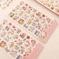 6 การ์ตูนน่ารัก DIY สติ๊กเกอร์บัญชีมือเคสศัพท์มือถือลายตกแต่งสติกเกอร์กันน้ำแบบใส SA1389