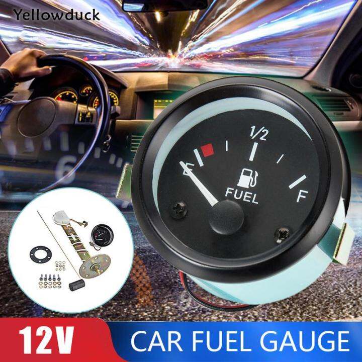 Universal Fuel Gauge 2" 52mm Car Fuel Level Gauge Meter with LED