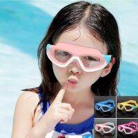 Professional Children High-Definition Swimming Goggles Large Frame Anti-Fog Anti-Uv Goggles With One-Piece Silicone Earplugs