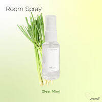 Room Spray ขนาดพกพา สเปรย์น้ำหอม ปรับอากาศ กลิ่น Clear Mind(premium citronella) 35 ml น้ำหอมปรับอากาศ น้ำหอมในห้อง กลิ่นแนวสปา