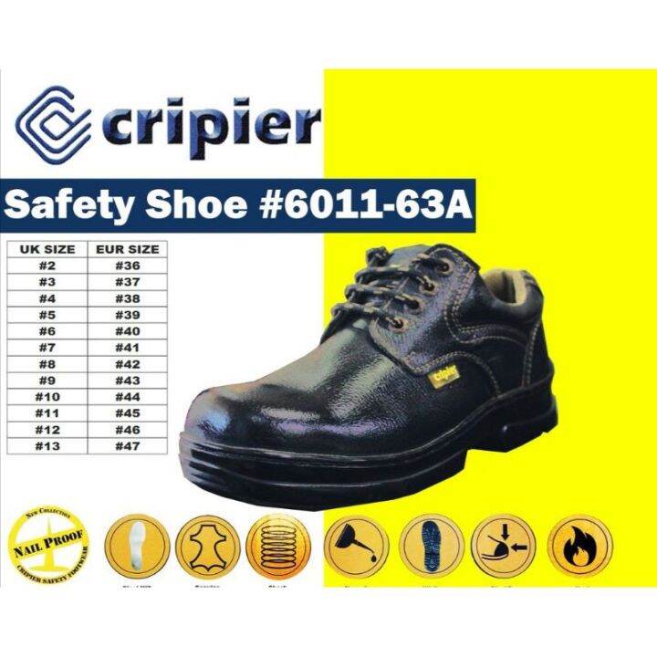 HOT★CRIPIER SAFETY SHOES 601163A SPOT SHOES Safety Boots Kasut Safety
