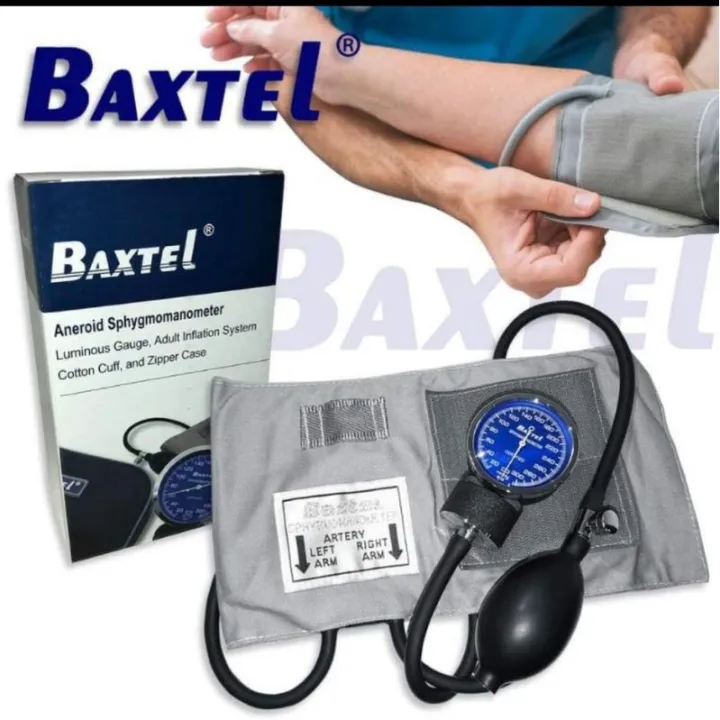 BAXTEL blood pressure apparatus sphygmomanometer OR stethoscope Lazada PH