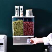 [Like Activities]เครื่องจ่ายข้าวแบบติดผนัง Dry FoodBox Sealed Cereal Grain ContainerWall Hanging Graintank