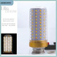 CHENEILANA9S เทียนโคมไฟระย้า หลอดไฟรูปข้าวโพด แสงสีขาว E14 E27 หลอดไฟข้าวโพด LED ของใหม่ครับ 25W 40W ค่ะ ลูกบอลไฟ LED ของตกแต่งบ้าน